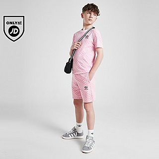 adidas Originals Trefoil Mono All Over Print Shorts Junior