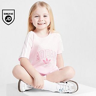 adidas Originals Girls' Varsity T-Shirt/Shorts Set Children