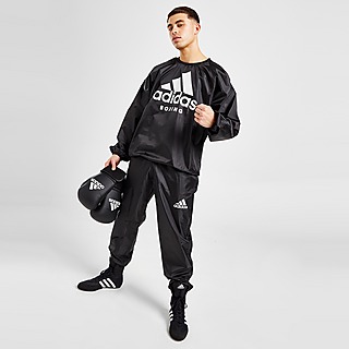 adidas Originals Adidas Colourblock Tracksuit in Black for Men