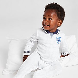 Official Team England Retro '90 Home Babygrow Infant