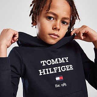 Blue Tommy Hilfiger Flag Short Sleeve Polo Shirt - JD Sports NZ