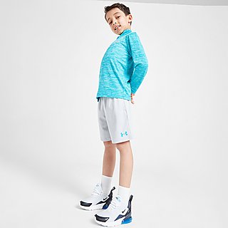 Under Armour 1/4 Zip Long Sleeve Top/Shorts Set Children