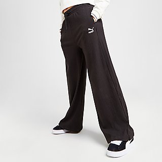 Puma Ribbed Cropped Wide Leg Pants