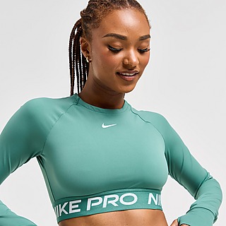 Nike Pro Dri-FIT Crop Long Sleeve Top