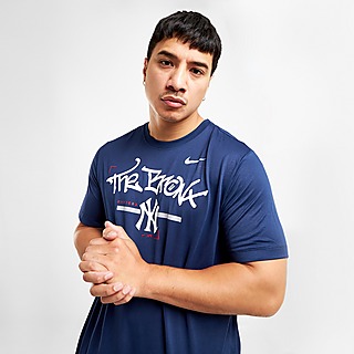 Blue Nike Mlb Dri-Fit New York Yankees T-Shirt