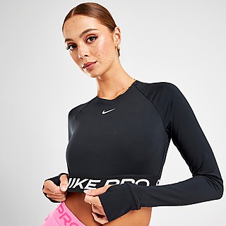 Nike Pro Dri-FIT Women's Short-Sleeve Cropped Graphic Training Top. Nike UK