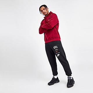 New Mens Nike Swoosh Athletic Club Jogger Fleece Pants Sweatpants Black 2022