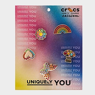 Crocs Jibbitz Charms 'Rainbow Elevated Festival' 5 Pack
