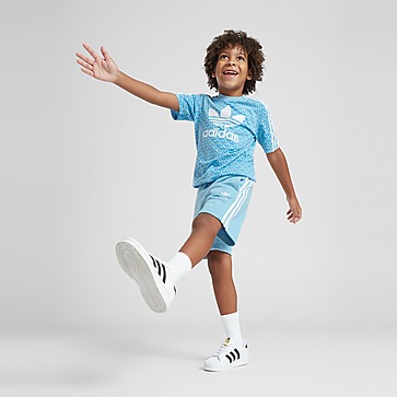 adidas Originals Monogram T-Shirt/Shorts Set Children