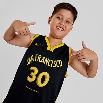 Nike Golden State Warriors Curry Statement Jersey Junior's