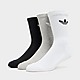 Multi adidas Originals Crew 3-pack Sock