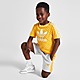 Yellow adidas Originals Monogram T-Shirt/Shorts Set Children