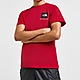Red The North Face Fine Box Logo T-shirt