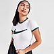 White Nike Street Cropped T-Shirt