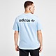 Blue adidas Originals Script T-Shirt