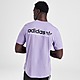 Purple adidas Originals Script T-Shirt