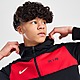 Black/Red Nike Swoosh Hoodie Junior's