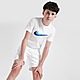 White Nike Swoosh T-Shirt Junior's