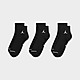 Black Jordan Air Ankle Socks 3 Pack