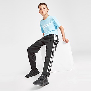 adidas 3-Stripes Fleece Joggers Junior