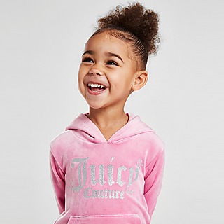 JUICY COUTURE Girls' Velour Overhead Tracksuit Infant
