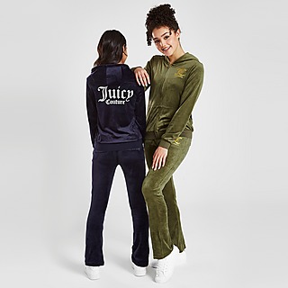 JUICY COUTURE Girls' Full Zip Hooded Flare Tracksuit Junior