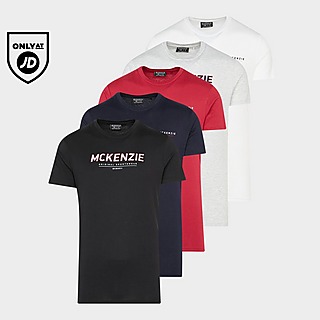 McKenzie 5 Pack Mixed Core Logo T-Shirt