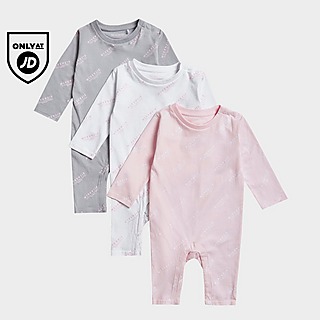 McKenzie Girls' Essential 3-Pack Babygrows Infant