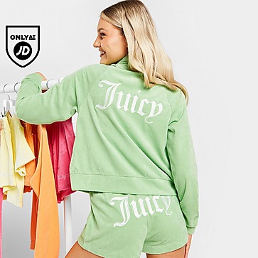 JUICY COUTURE Embroidered Towel Track Top