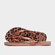 Pink Havaianas Slim Leopard Flip Flops Women's