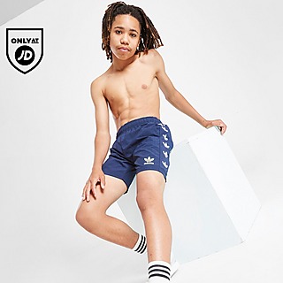 adidas Originals Repeat Logo Swim Shorts Junior