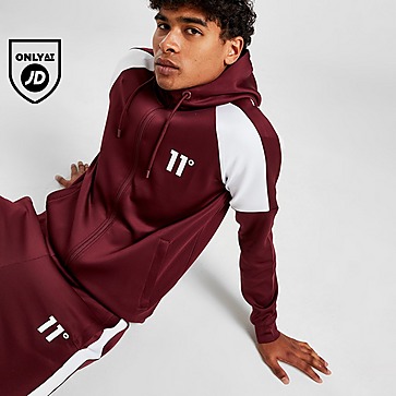 11 Degrees Poly Colour Block Track Top