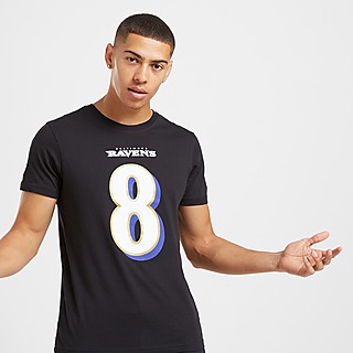 Official Team NFL Baltimore Ravens Jackson #8 Logo T-Shirt