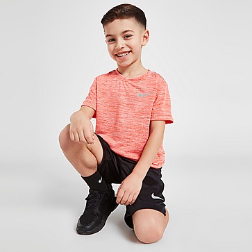 Nike Miler Short Sleeve T-Shirt/Shorts Set Children