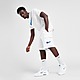 White Nike Standard Issue French Terry Shorts