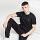Black Fred Perry Twin Tipped Ringer Short Sleeve T-shirt