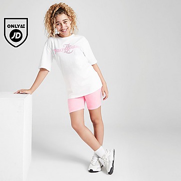 JUICY COUTURE Girls' Monogram T-Shirt/Shorts Set Junior