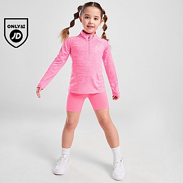 Under Armour Girls' Tech 1/4 Zip Top/Shorts Set Children