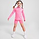 Pink Under Armour Girls' Tech 1/4 Zip Top/Shorts Set Children