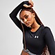 Black Under Armour Crossover Long Sleeve Crop Top