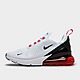 White/Black/Red/Grey Nike Air Max 270 Junior