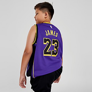 Jordan LA Lakers James Statement Jersey Junior's
