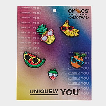 Crocs Jibbitz Charms 'Cute Fruit with Sunnies' 5 Pack