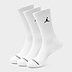 White Jordan Air Crew Socks 3 Pack