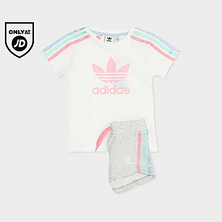 adidas Originals 3 Stripes T-Shirt Set Children's