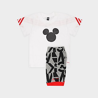 adidas Mickey Mouse Badge of Sport T-Shirt Set Infant's