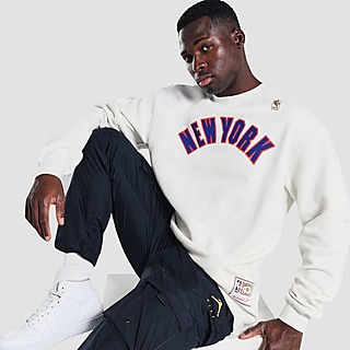 Mitchell & Ness NY Knicks Wordmark Crew Sweatshirt