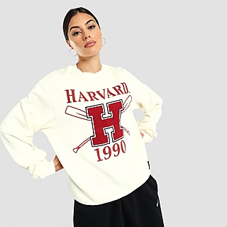 Ncaa Oversized 1990 Harvard Crew Sweatshirt