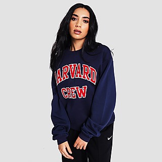 Ncaa Oversized Harvard Crew Sweatshirt