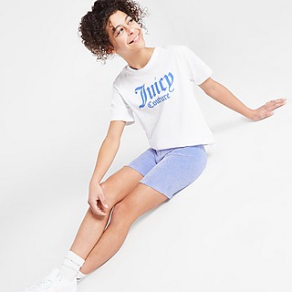 JUICY COUTURE Girls' Velour Boyfriend T-Shirt/Shorts Set Junior